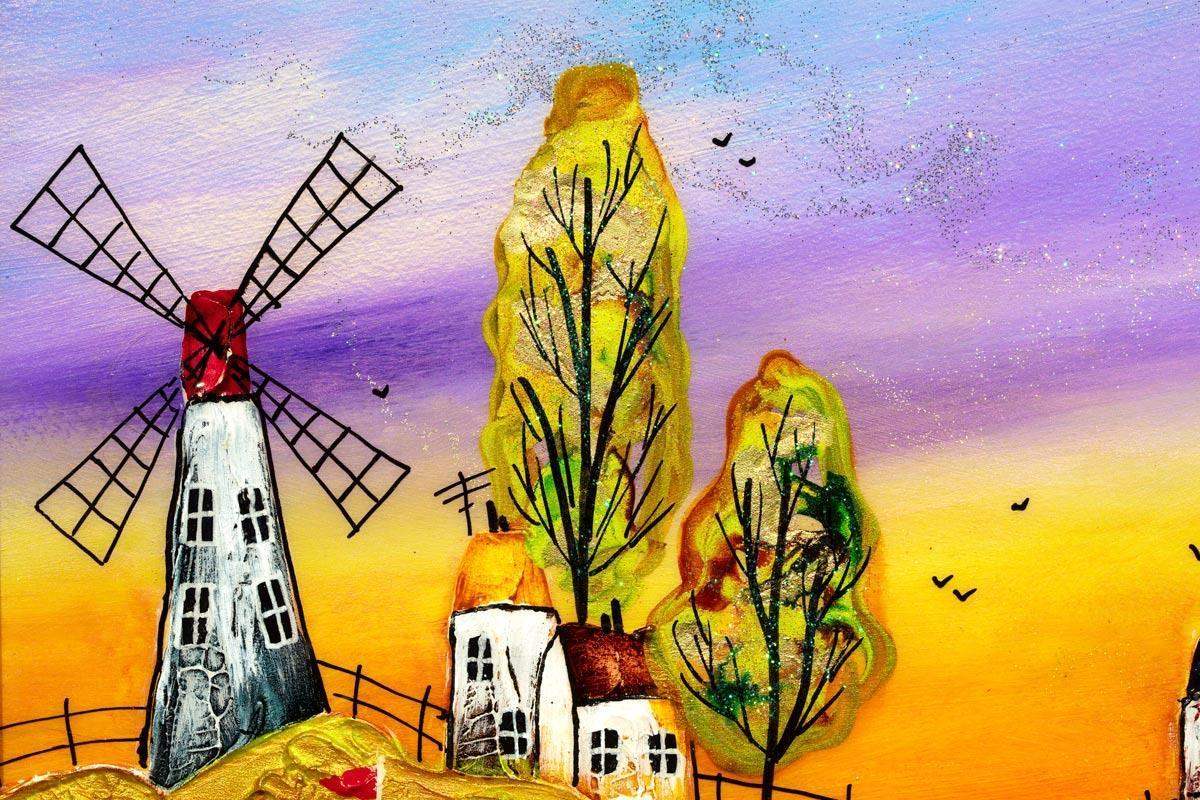 Evening At The Marina - Original - SOLD by artist Rozanne Bell - Wyecliffe Galleries