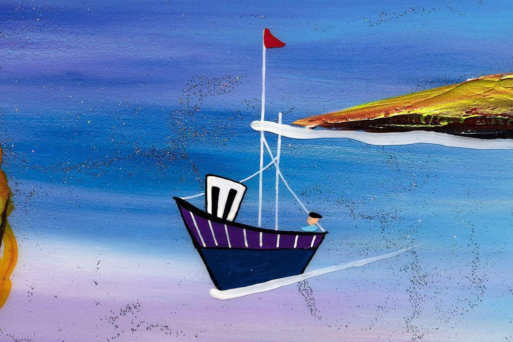 Evening Sky - Original - SOLD by artist Rozanne Bell - Wyecliffe Galleries