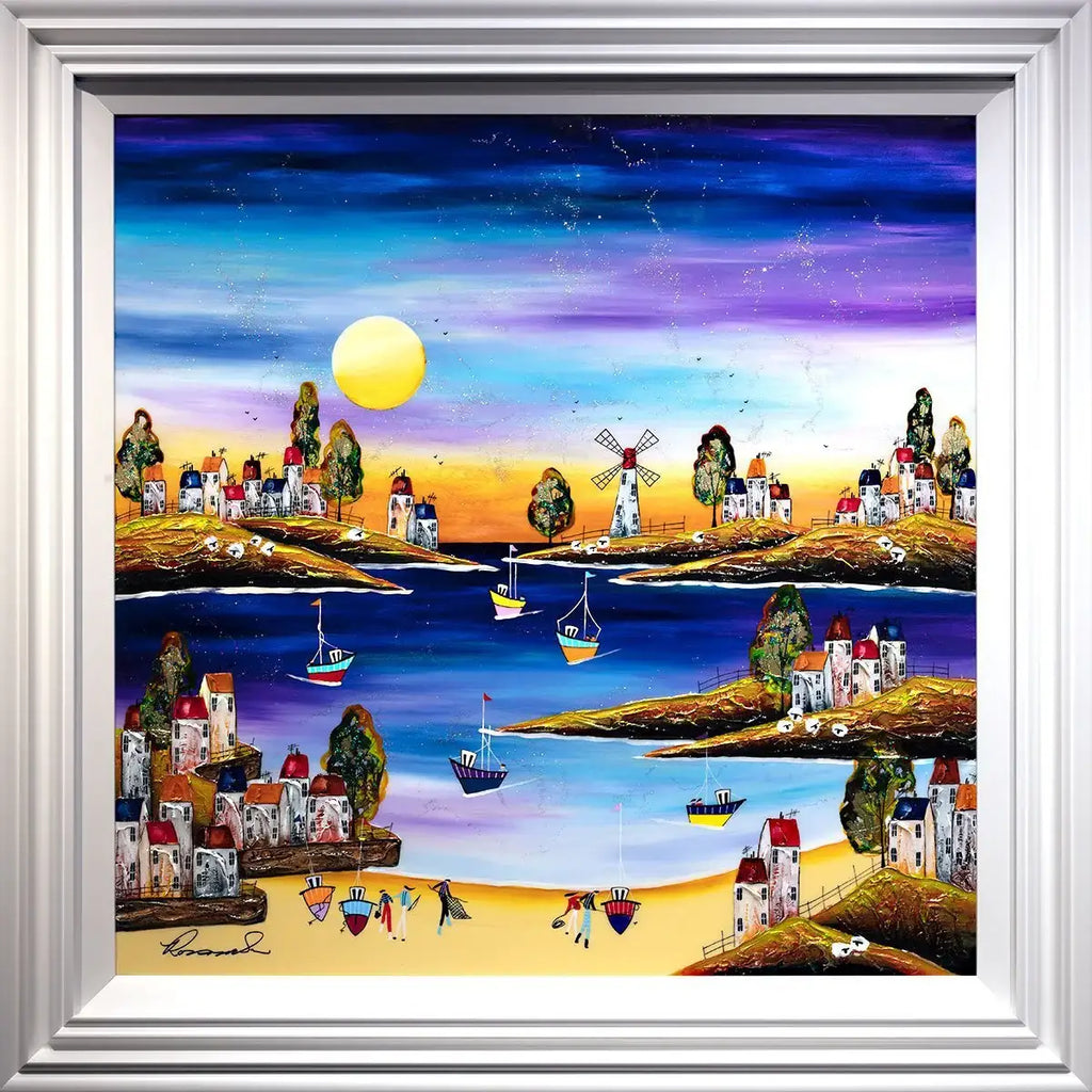 Evening Sky - Original - SOLD by artist Rozanne Bell - Wyecliffe Galleries