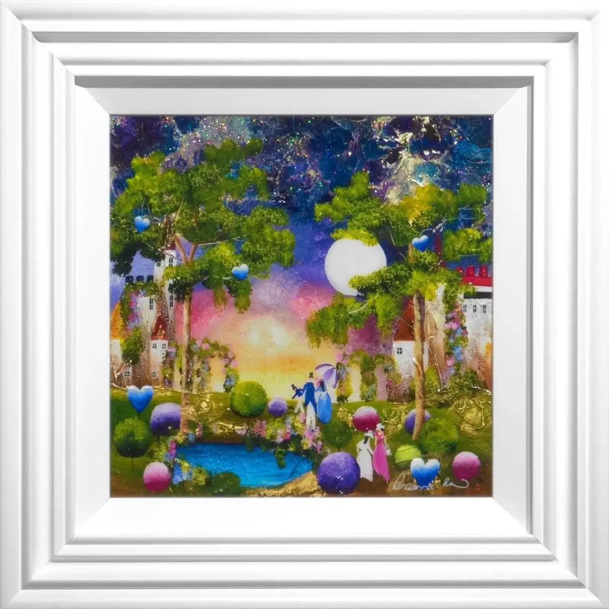 Fairy Tale Teatime - Original - SOLD by artist Rozanne Bell - Wyecliffe Galleries