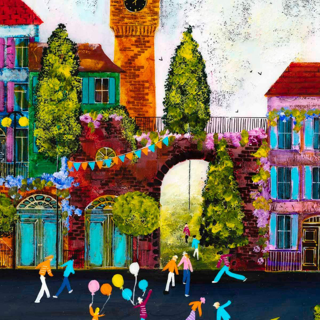 Fairytale Fun - Original - SOLD by artist Rozanne Bell - Wyecliffe Galleries