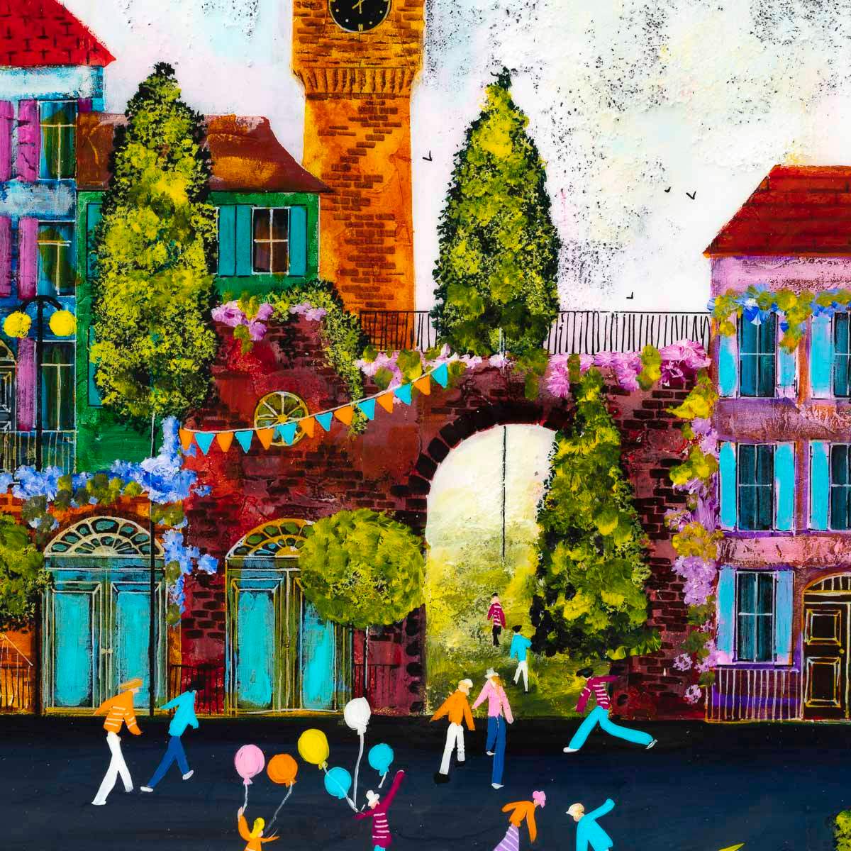 Fairytale Fun - Original - SOLD by artist Rozanne Bell - Wyecliffe Galleries