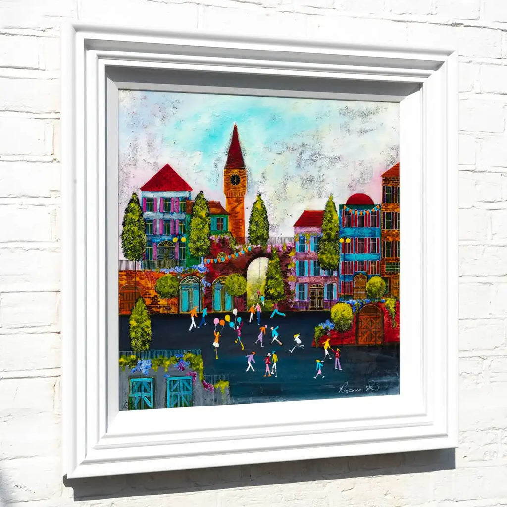 Fairytale Fun - Original - SOLD by artist Rozanne Bell - Wyecliffe Galleries