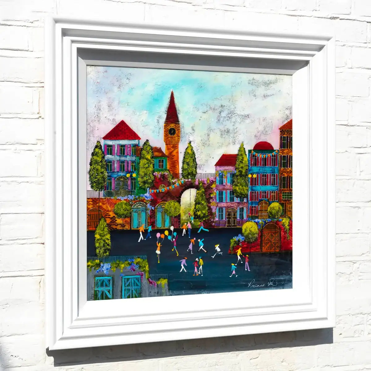 Fairytale Fun - Original - SOLD by artist Rozanne Bell - Wyecliffe Galleries