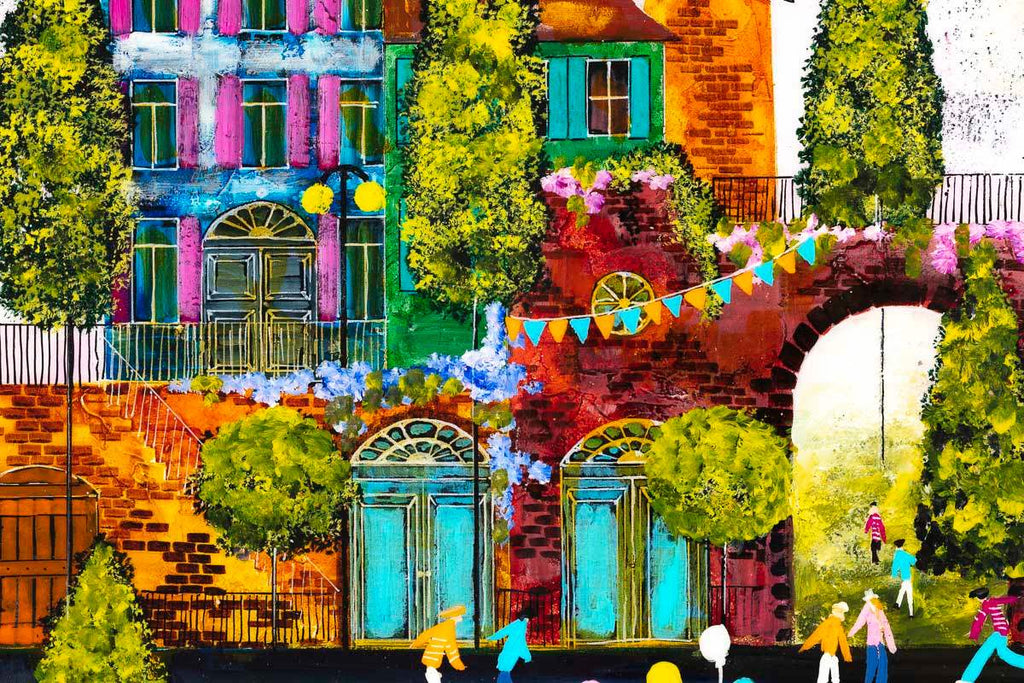 Fairytale Fun - Original - SOLD by artist Rozanne Bell - Wyecliffe Galleries