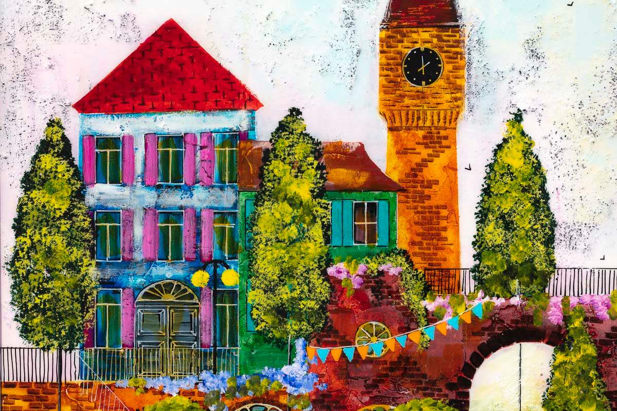 Fairytale Fun - Original - SOLD by artist Rozanne Bell - Wyecliffe Galleries