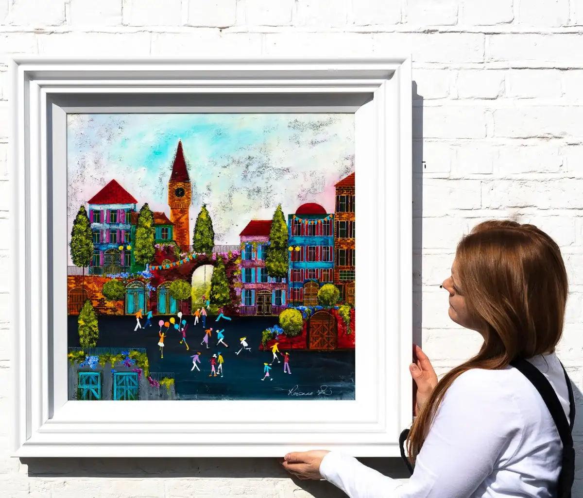 Fairytale Fun - Original - SOLD by artist Rozanne Bell - Wyecliffe Galleries