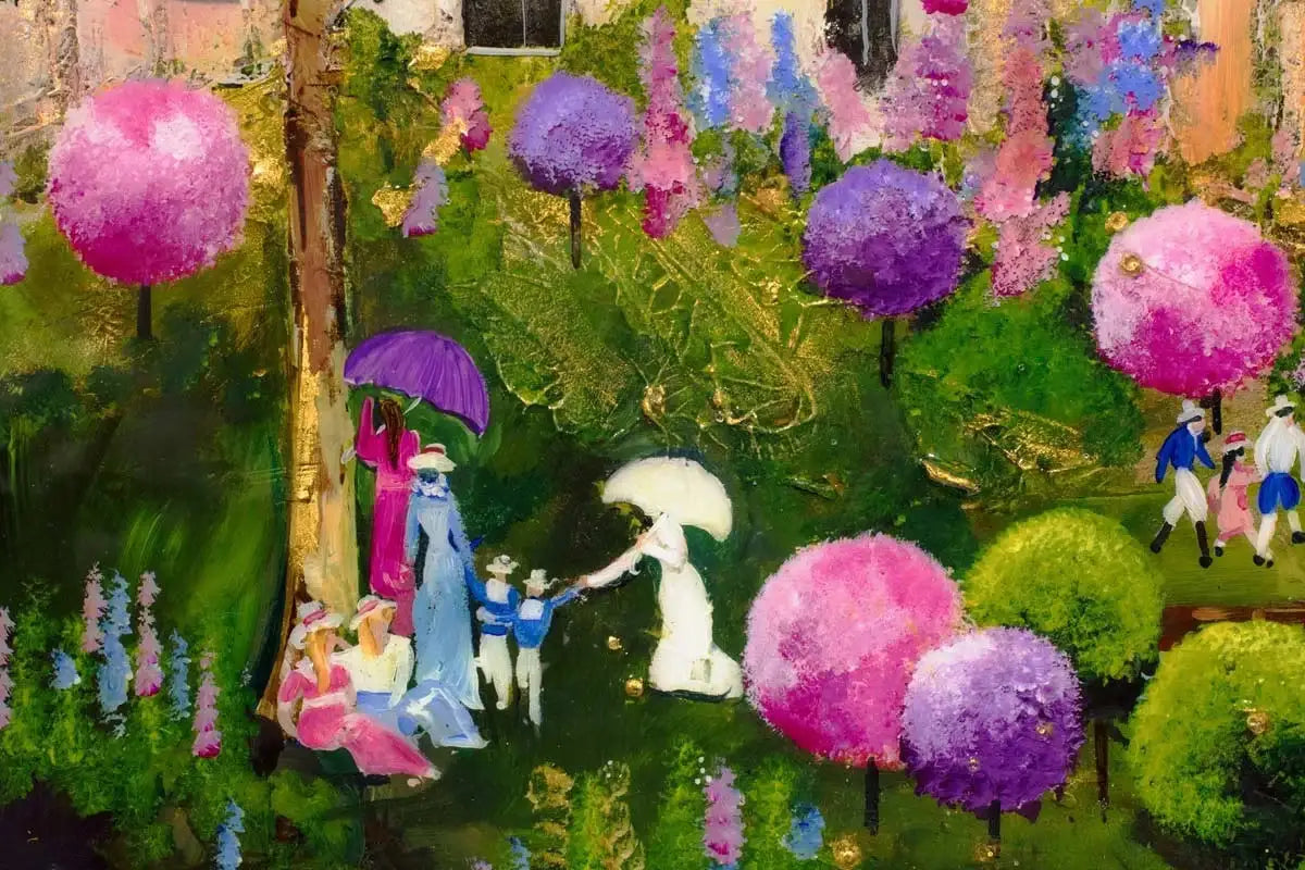 Fairytale Idyll - SOLD by artist Rozanne Bell - Wyecliffe Galleries