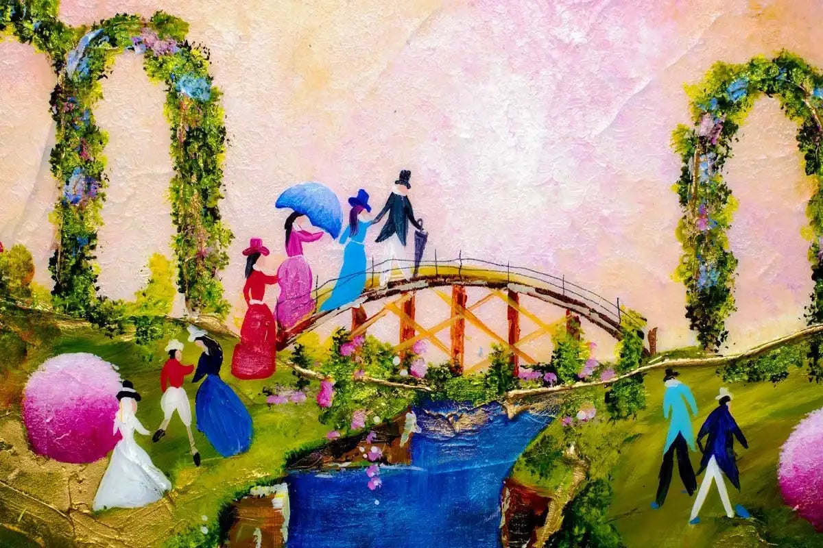 Fairytale Love - SOLD by artist Rozanne Bell - Wyecliffe Galleries