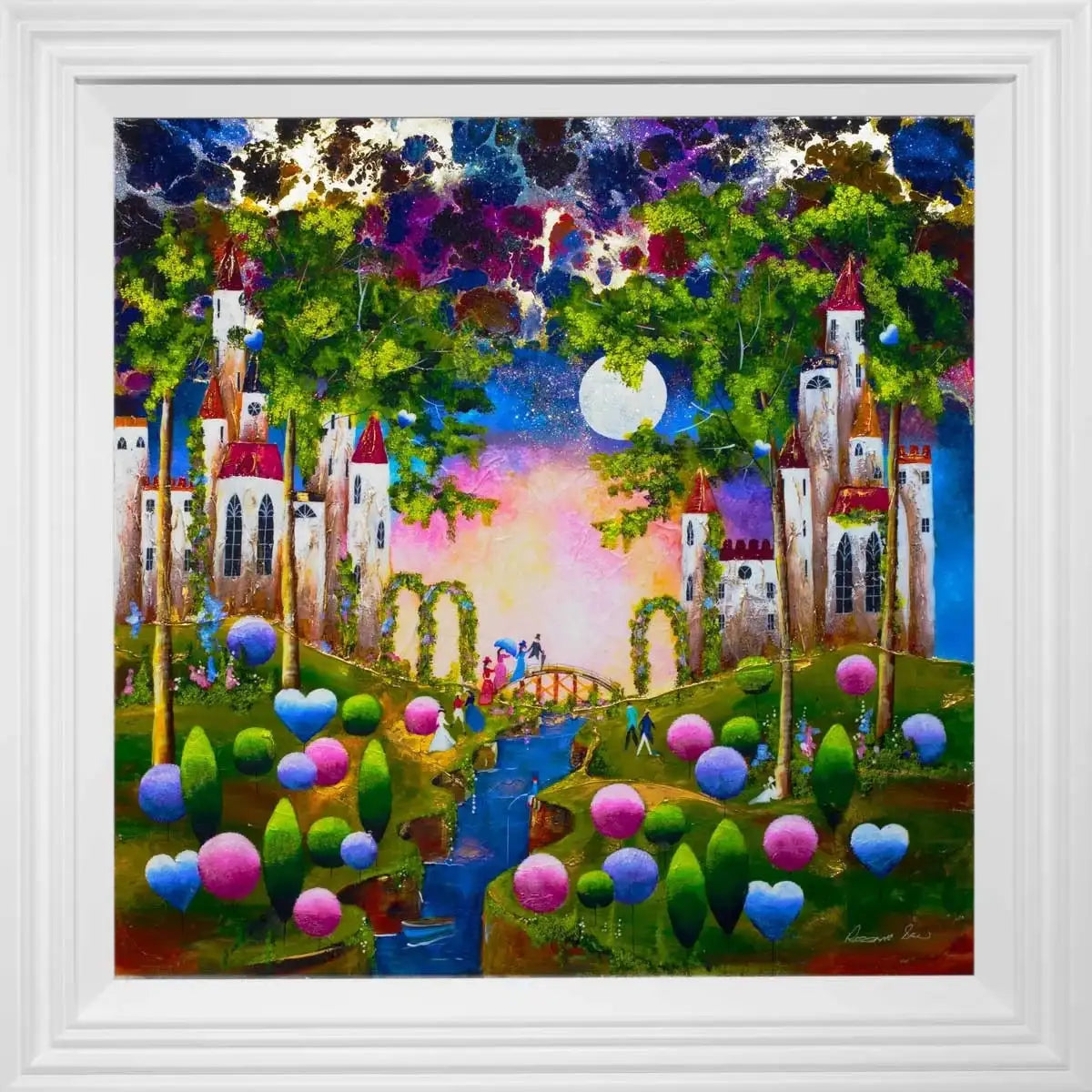 Fairytale Love - SOLD by artist Rozanne Bell - Wyecliffe Galleries