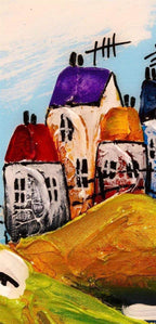 Family Day Out - Original - SOLD by artist Rozanne Bell - Wyecliffe Galleries