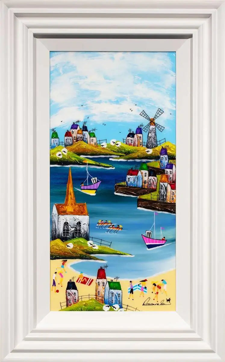 Family Day Out - Original - SOLD by artist Rozanne Bell - Wyecliffe Galleries