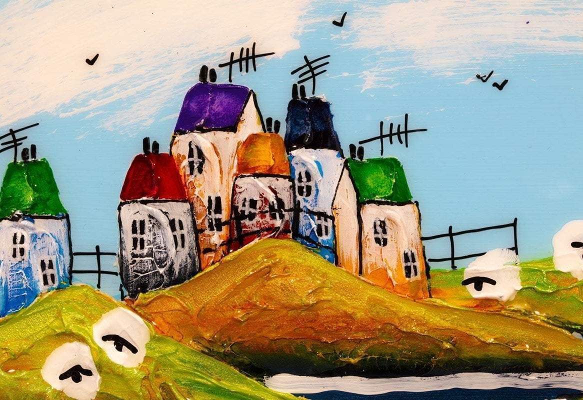 Family Day Out - Original - SOLD by artist Rozanne Bell - Wyecliffe Galleries