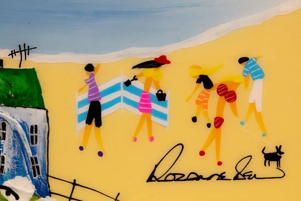 Family Day Out - Original - SOLD by artist Rozanne Bell - Wyecliffe Galleries