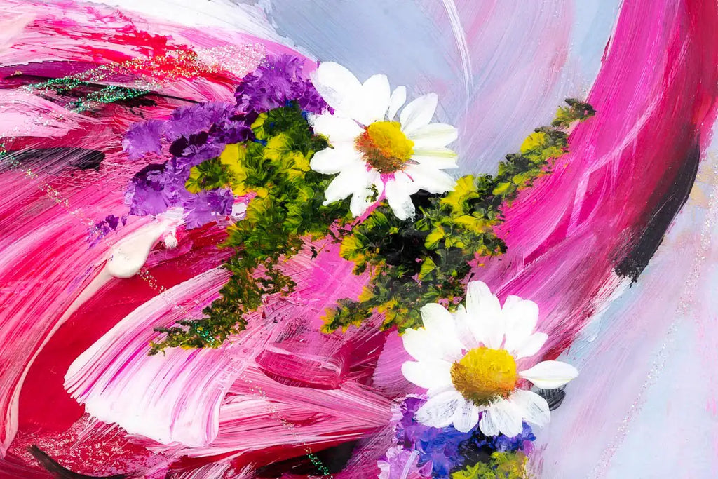 Family of Flamingos - Original - SOLD by artist Rozanne Bell - Wyecliffe Galleries