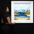 Family Sailing - Original - SOLD by artist Rozanne Bell - Wyecliffe Galleries