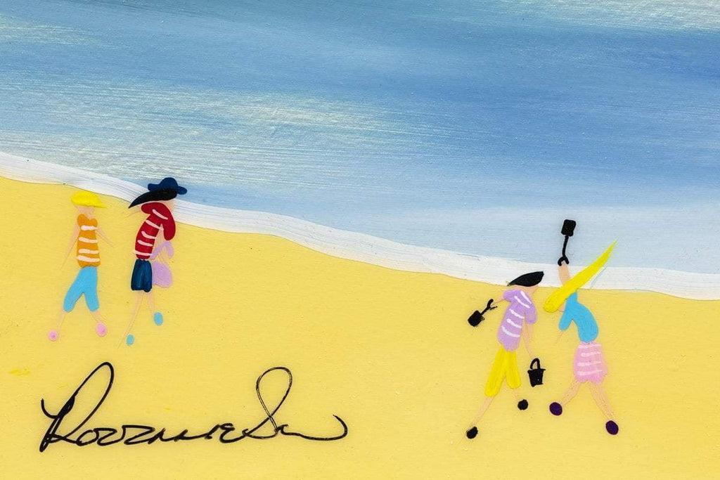 Family Sailing - Original - SOLD by artist Rozanne Bell - Wyecliffe Galleries