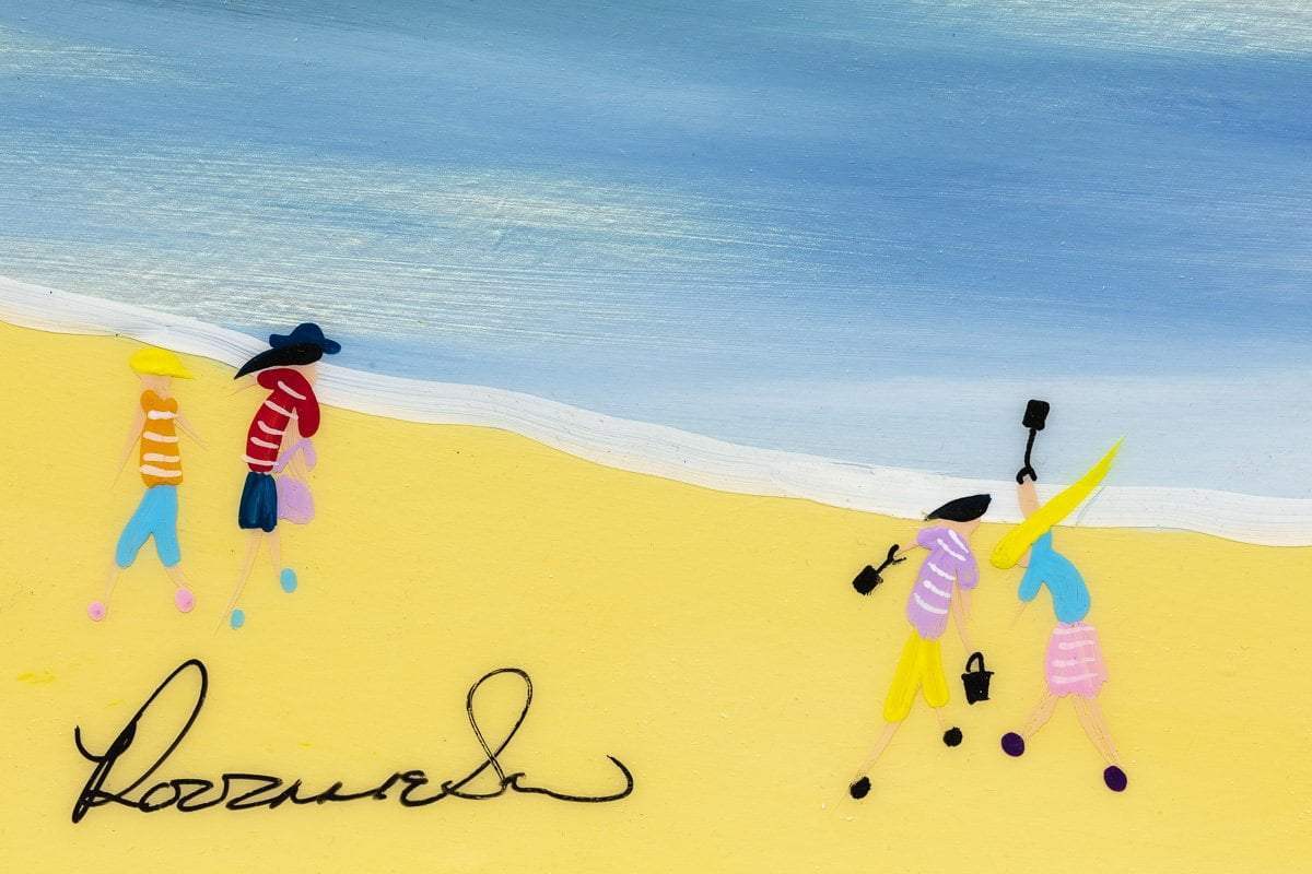 Family Sailing - Original - SOLD by artist Rozanne Bell - Wyecliffe Galleries