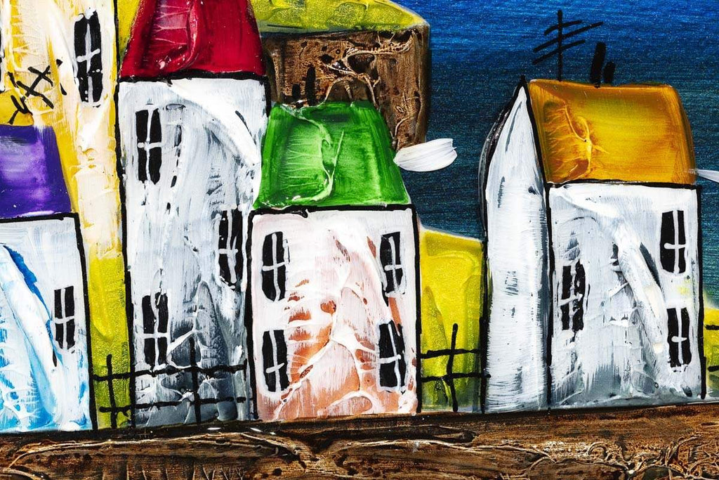 Family Sailing - Original - SOLD by artist Rozanne Bell - Wyecliffe Galleries