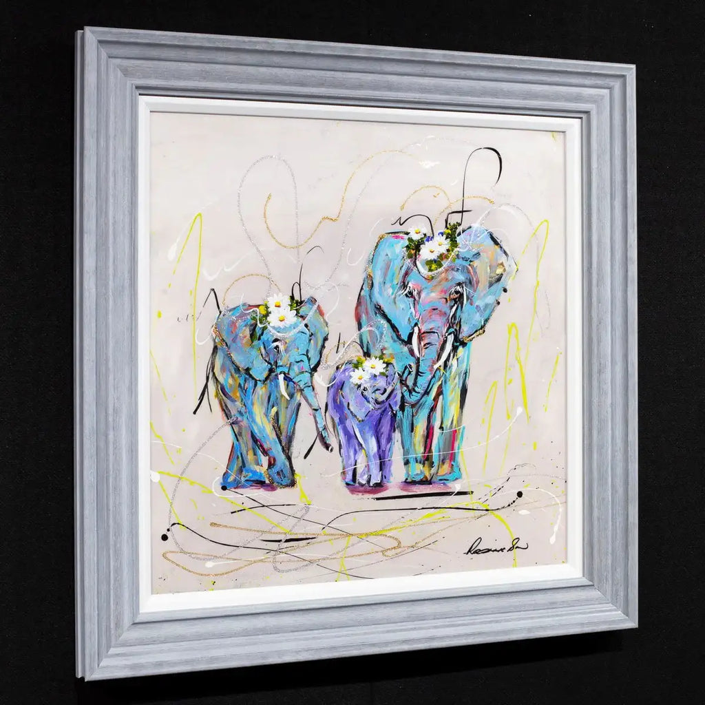 Family Ties - Original SOLD by artist Rozanne Bell - Wyecliffe Galleries