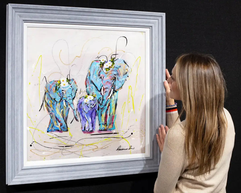 Family Ties - Original SOLD by artist Rozanne Bell - Wyecliffe Galleries