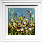 Fanatic Flowers - Original - SOLD by artist Rozanne Bell - Wyecliffe Galleries