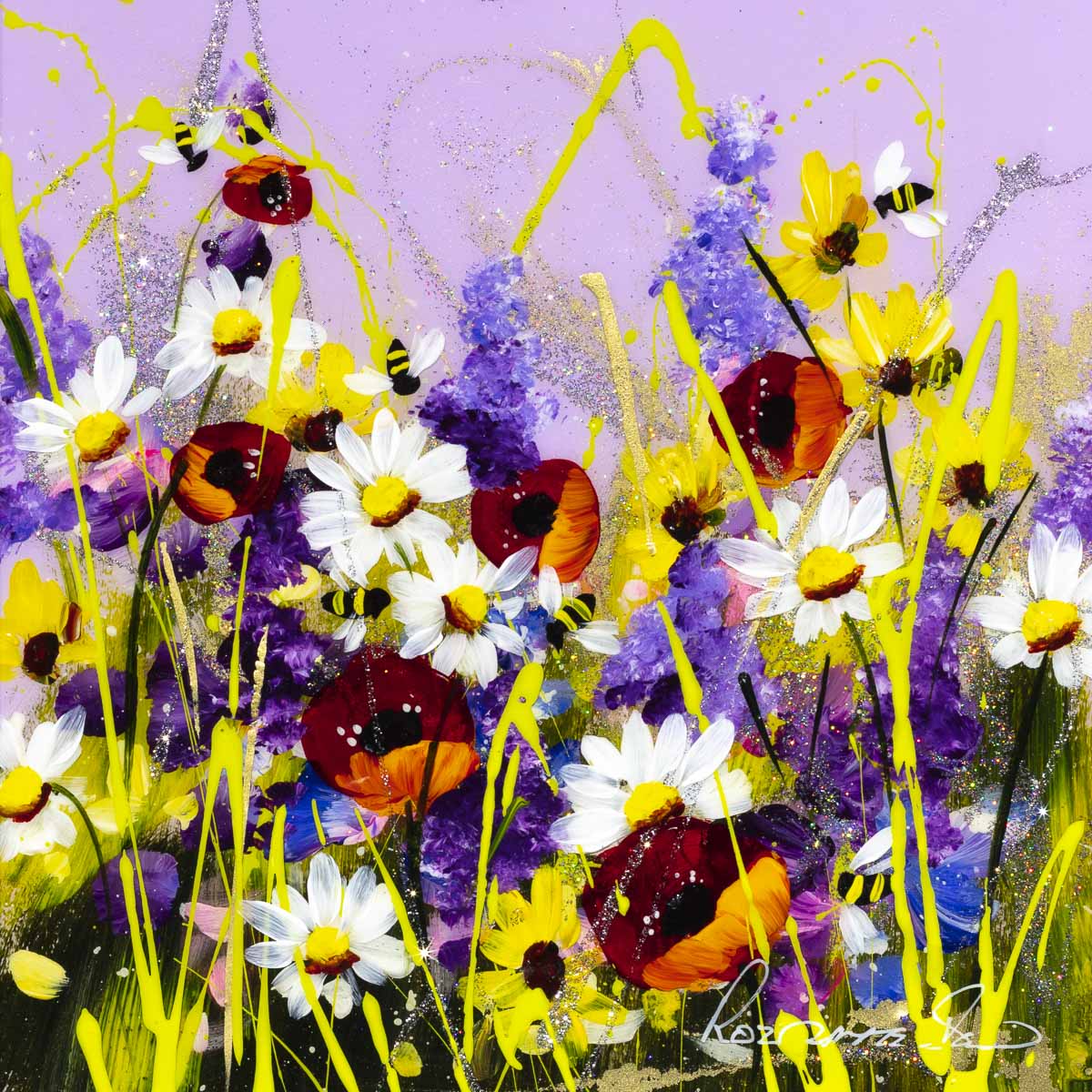 Favourite Flowers - Original Rozanne Bell Original