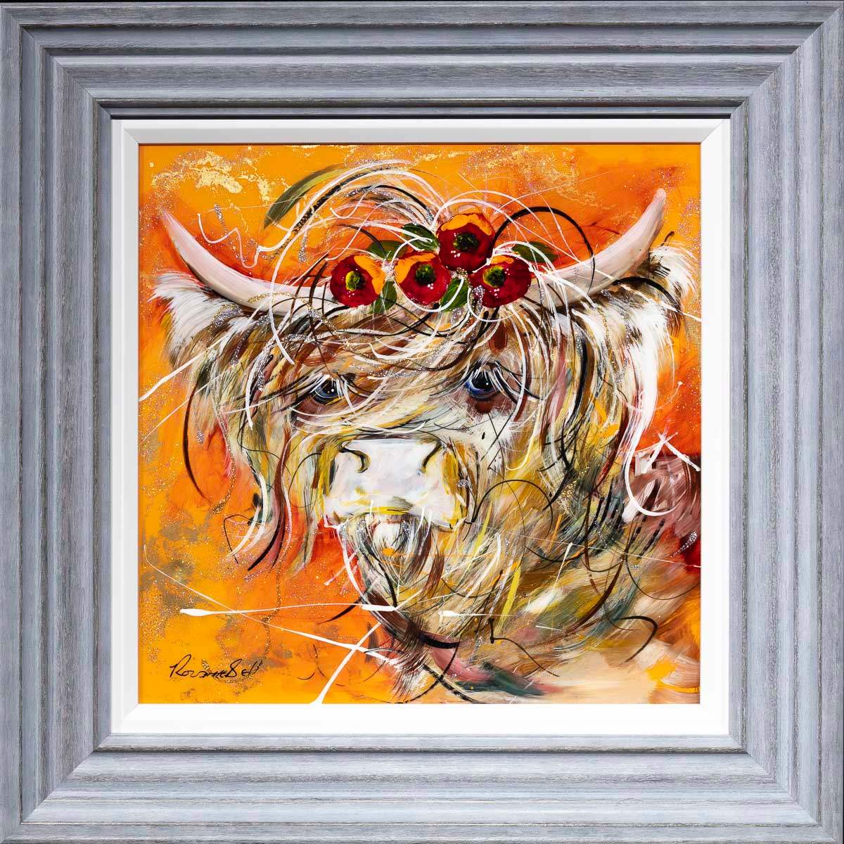 Faye - Original - SOLD by artist Rozanne Bell - Wyecliffe Galleries