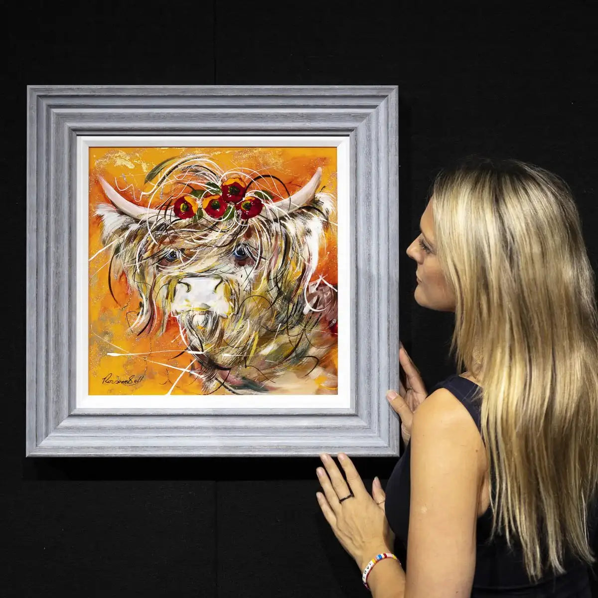 Faye - Original - SOLD by artist Rozanne Bell - Wyecliffe Galleries