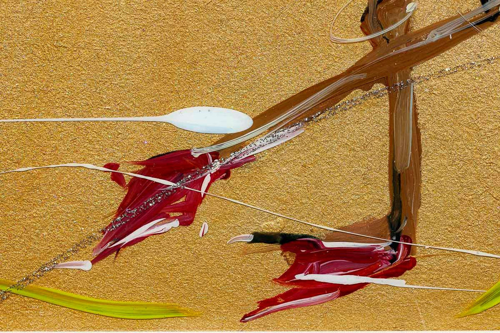 Festive Flamingo - Original - SOLD by artist Rozanne Bell - Wyecliffe Galleries