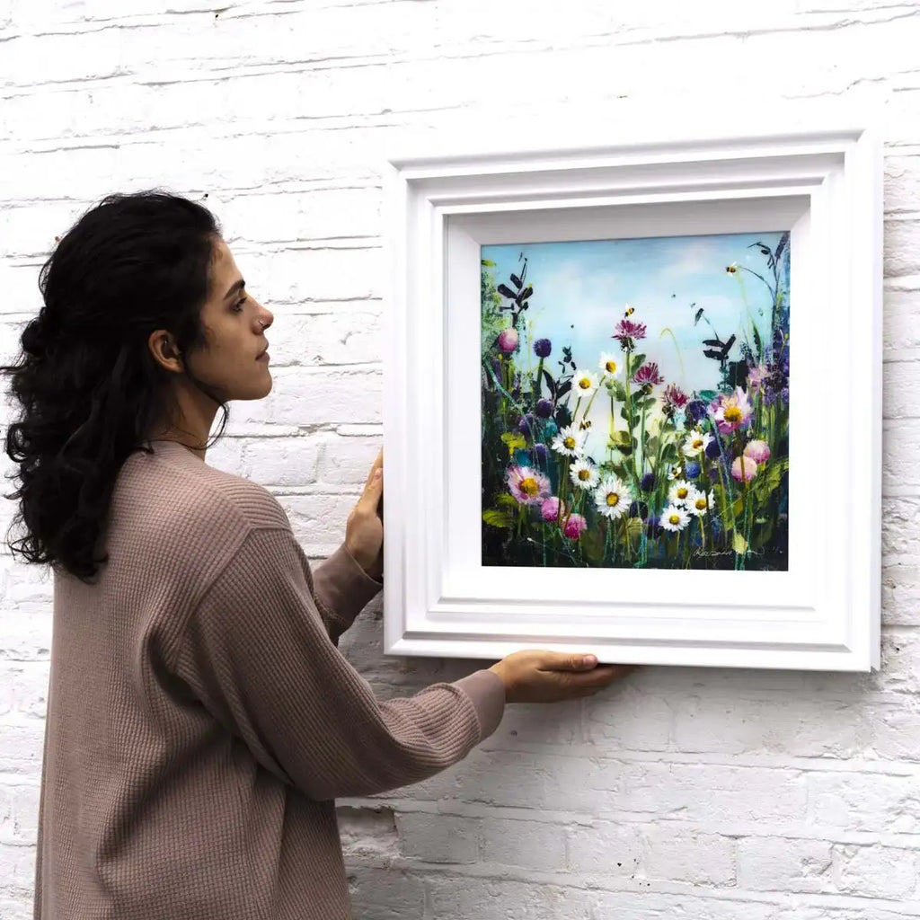 Fields of Fun - Original SOLD by artist Rozanne Bell - Wyecliffe Galleries