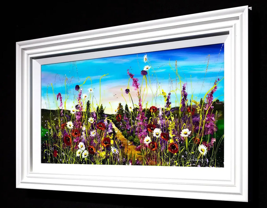 Fields of Spring - Original - SOLD by artist Rozanne Bell - Wyecliffe Galleries