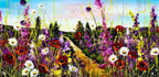 Fields of Spring - Original - SOLD by artist Rozanne Bell - Wyecliffe Galleries