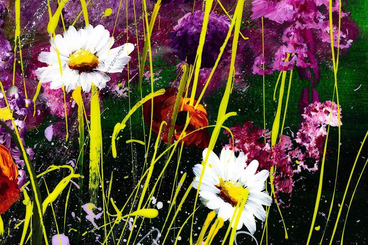 Fields of Spring - Original - SOLD by artist Rozanne Bell - Wyecliffe Galleries