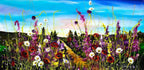 Fields of Spring - Original - SOLD by artist Rozanne Bell - Wyecliffe Galleries