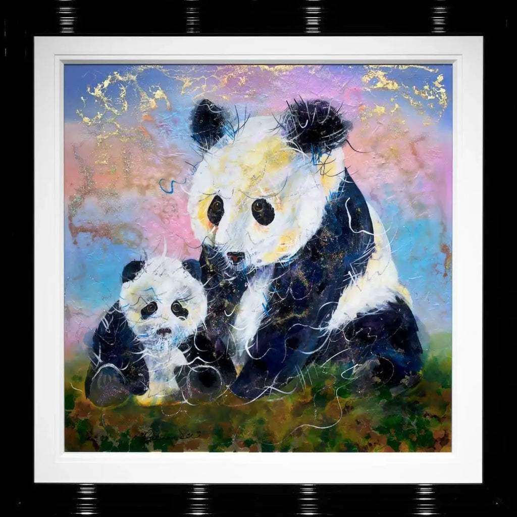 Fifi & Xiau Xiau - Original - SOLD by artist Rozanne Bell - Wyecliffe Galleries