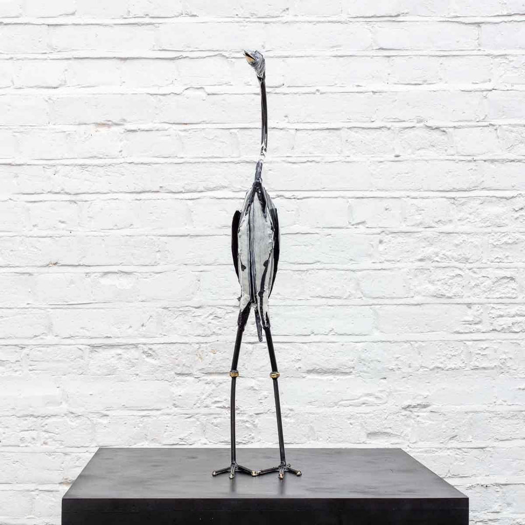 Finch - Original Sculpture - SOLD by artist Rozanne Bell - Wyecliffe Galleries