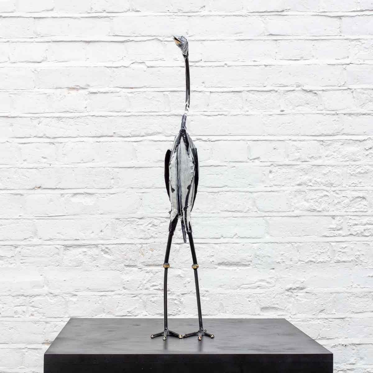 Finch - Original Sculpture - SOLD by artist Rozanne Bell - Wyecliffe Galleries