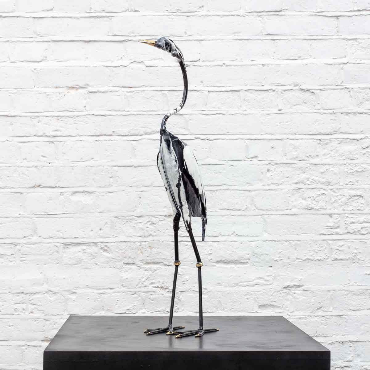 Finch - Original Sculpture - SOLD by artist Rozanne Bell - Wyecliffe Galleries