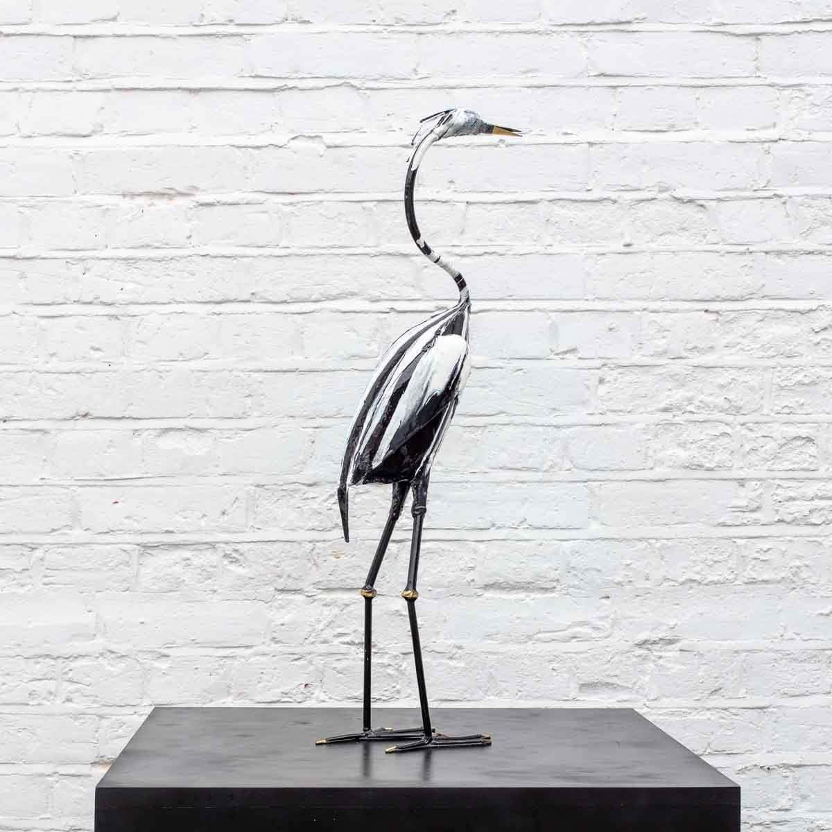 Finch - Original Sculpture Rozanne Bell Framed