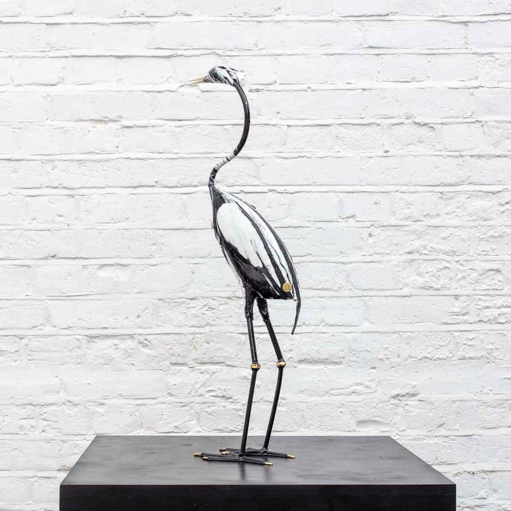 Finch - Original Sculpture - SOLD by artist Rozanne Bell - Wyecliffe Galleries