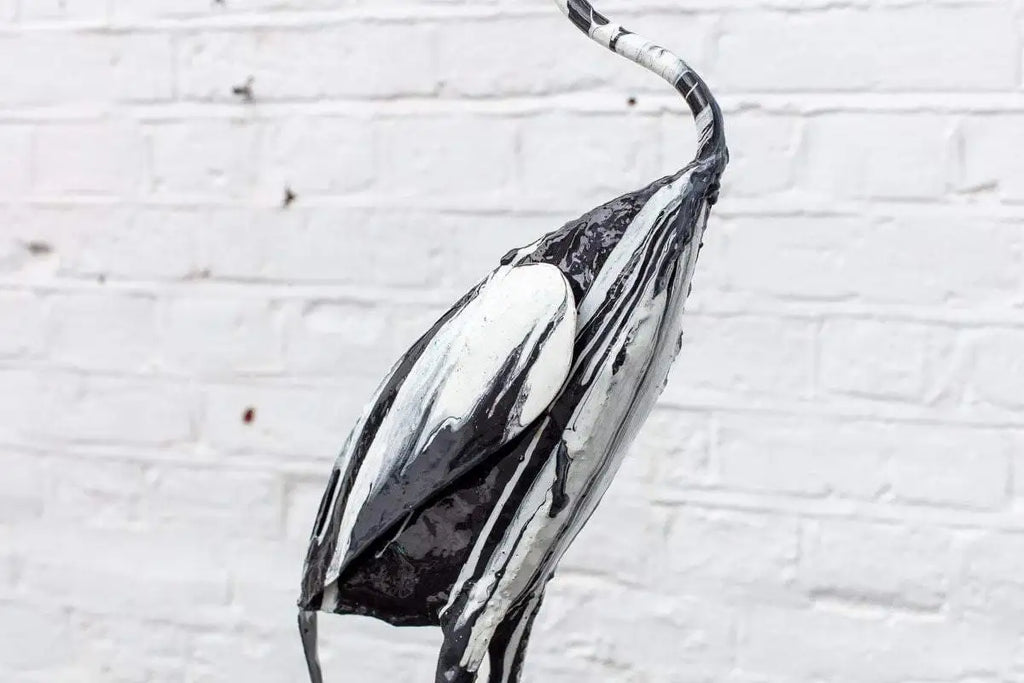Finch - Original Sculpture - SOLD by artist Rozanne Bell - Wyecliffe Galleries