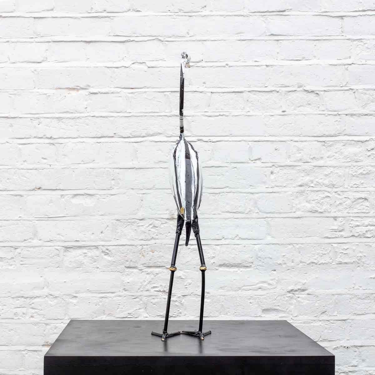Finch - Original Sculpture - SOLD by artist Rozanne Bell - Wyecliffe Galleries