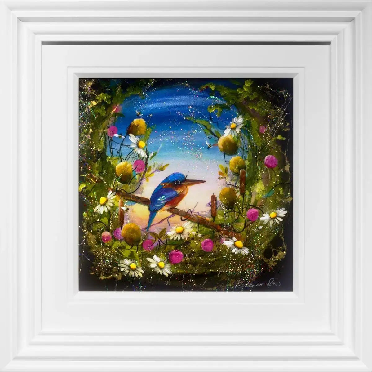 Fisher King - SOLD by artist Rozanne Bell - Wyecliffe Galleries