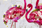 Flamingo Flamboyance - Original - SOLD by artist Rozanne Bell - Wyecliffe Galleries