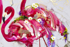 Flamingo Flamboyance - Original - SOLD by artist Rozanne Bell - Wyecliffe Galleries