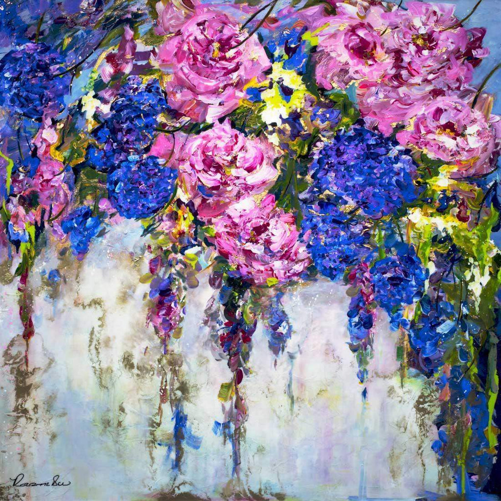 Fleur - Original - SOLD by artist Rozanne Bell - Wyecliffe Galleries