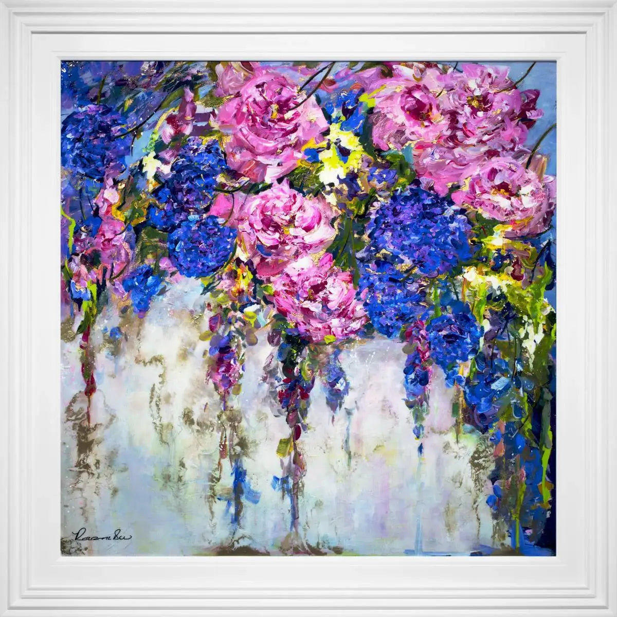 Fleur - Original - SOLD by artist Rozanne Bell - Wyecliffe Galleries