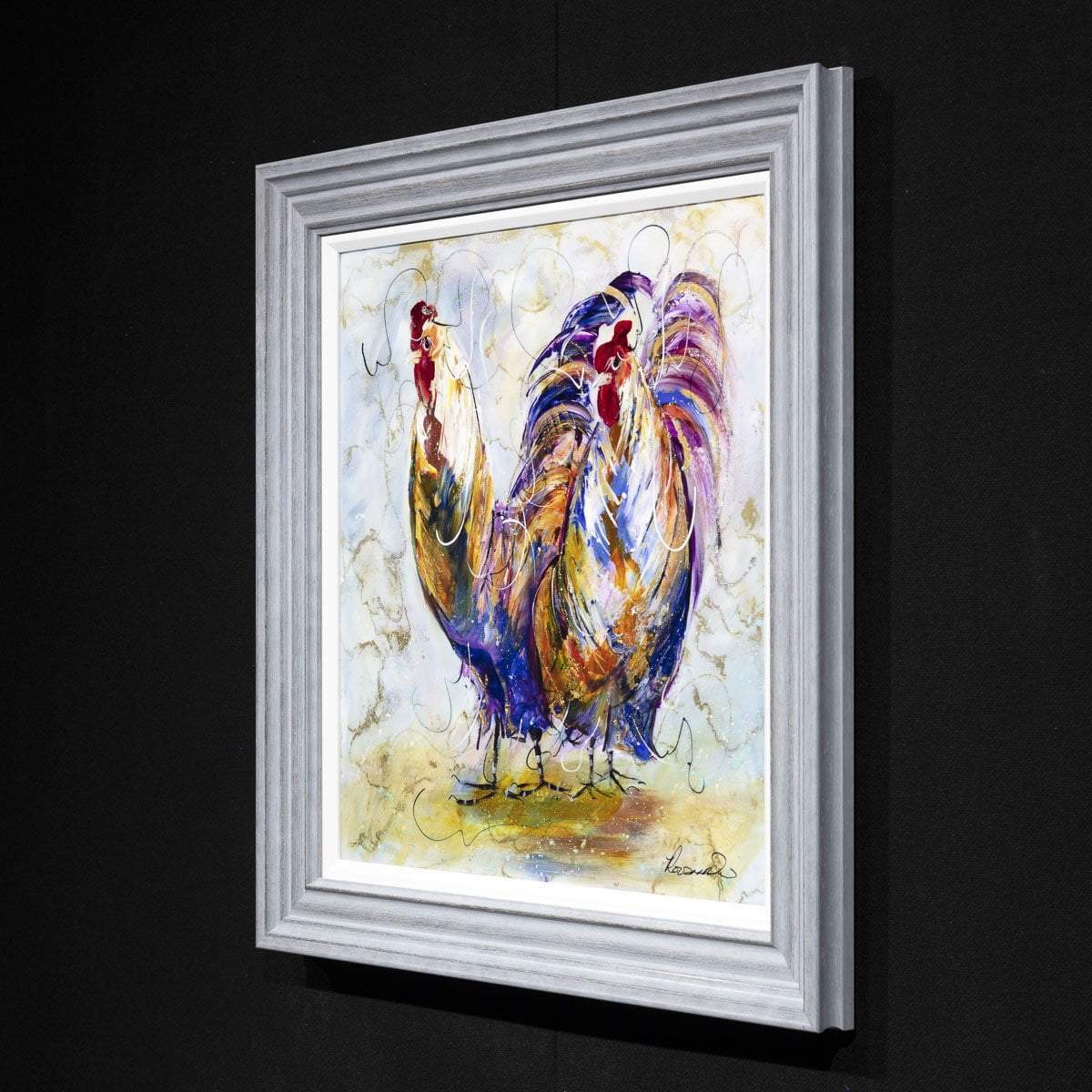 Flock - Original Rozanne Bell Framed