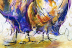 Flock - Original - SOLD by artist Rozanne Bell - Wyecliffe Galleries